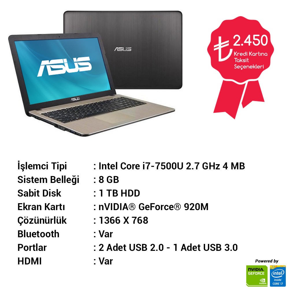 AsusX541UJ-GO055 Asus X541UJ-GO055 laptop